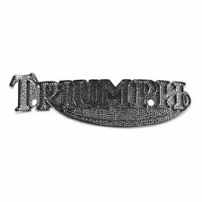 Triumph metal tank badges, T140, T160 1978-On OEM: 83-5361,60-7210