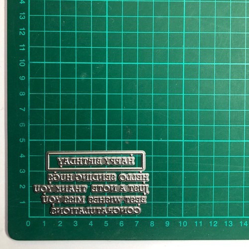 9pcs hot foil sentiments - 9pcs,