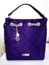 River Island beautiful purple bucket tote bag
