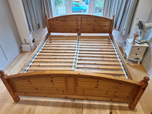 Super king size bed frame - bed,