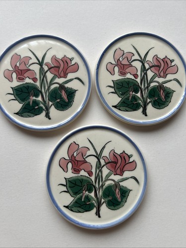 Ceramic cyclamen flower - ceramic,