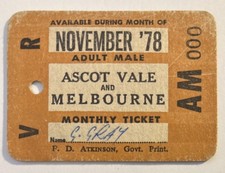 Railway ticket: Victoria