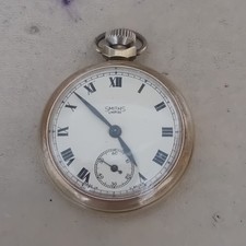 Lovely  1953 Smiths Empire Goldtone Pocket Watch Serviced New Crystal (377)