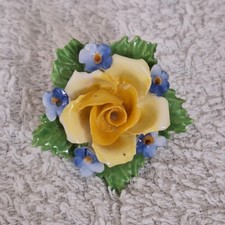 Denton Bone China 1940s Brooch