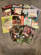 WEST HAM UNITED 1989-95 Programmes/Ticket Stubs/Train Ticket Bundle 23 Items VG