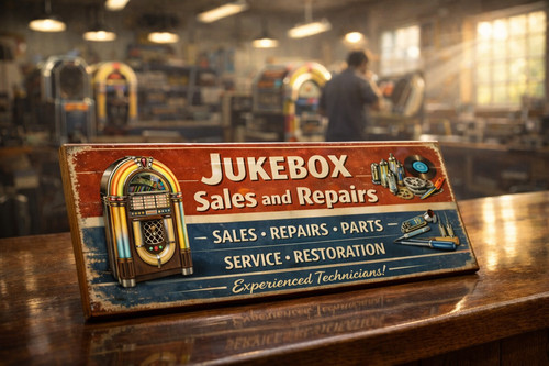 Jukebox sign vintage - sign,