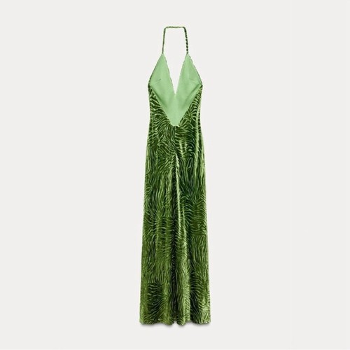 Zara bnwt women velvet halter - bnwt,