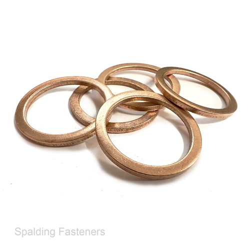 Metric copper sealing flat - metric,