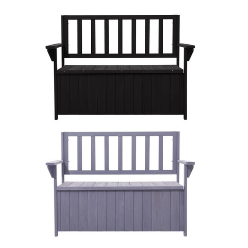 Garden storage bench - seat, box