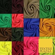 Premium Plain SCUBA Crepe Stretch Fabric Jersey Spandex Material 62" Wide