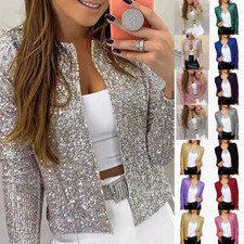 Women's Sparkly Sequins Long