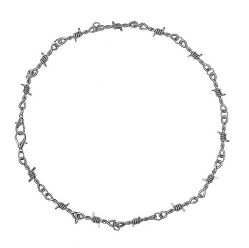 Barbed wire punk goth spikes - wire,