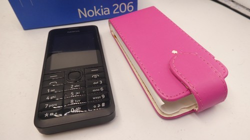 Boxed nokia 206 black - boxed,