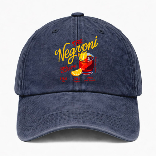 Negroni cocktail hat funny - negroni,