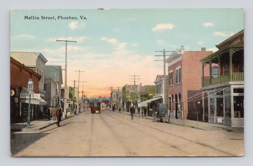 Postcard mellin street scene - postcard,