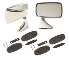 PAIR OF TEX STYLE DOOR MIRRORS