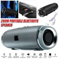 Ultra Loud High Bass Bluetooth 200W Wireless Speakers Portable Outdoor Speaker