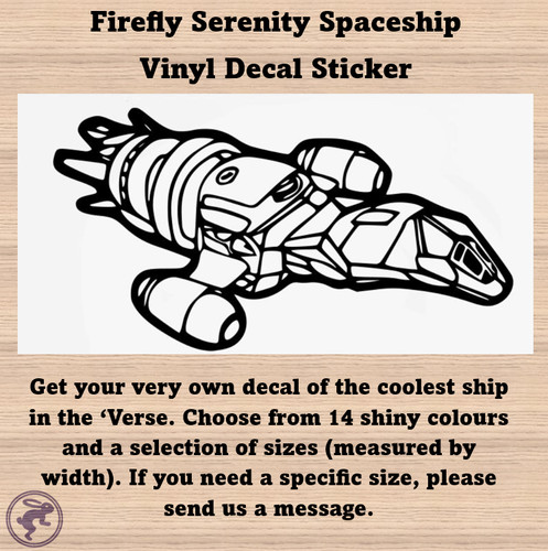 Firefly serenity ship sticker - serenity,