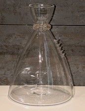Antique James Powell & Sons/White friars Leather Bottle Glass Carafe c1880