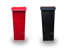 METZ Large Freestanding Letter Box Post Mail Letterbox parcel drop box bolt down