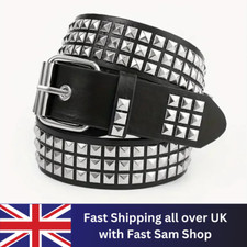 Unisex Leather Belt 3 Row