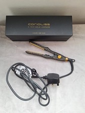 CORIOLISS C Trip Gold Leopard Mini Hair Straighteners Travel Size for Women