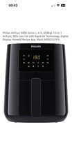 Philips HD9252/91 Air Fryer 4.1 Litre 1400W with Touch Control Black - Ex Cond