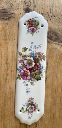 Vintage finger plate floral - plate,