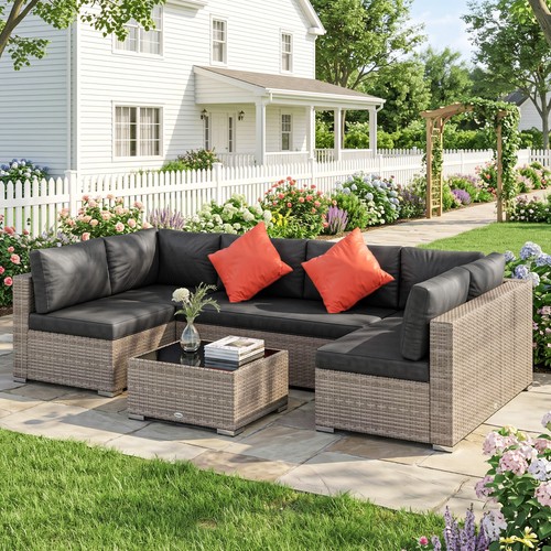 Pieces patio rattan wicker - rattan,