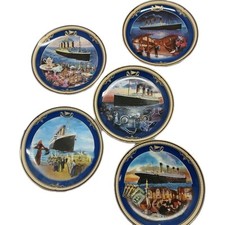 Vintage Bradford Exchange Titanic Commemorative Plates All Five - 5 Total