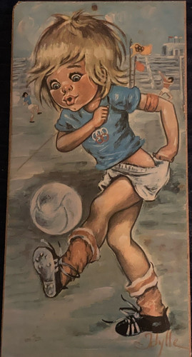 Blylle signed hand painted - signed, hand-painted