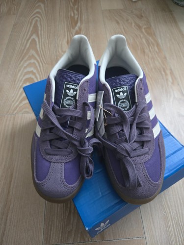 Adidas gazelle purple trainers - adidas,