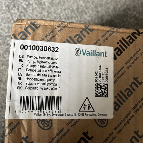 Vaillant high efficiency - high, pump
