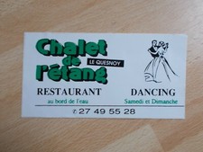 Sticker CHALET DE L'ÉTANG