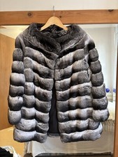 Kopenhagen Chinchilla Fur Coat Size UK 8 RRP £5500