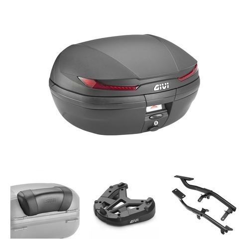 Givi v45 arena black - red, trunk