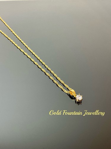 18k 18ct gold - filled, 20”