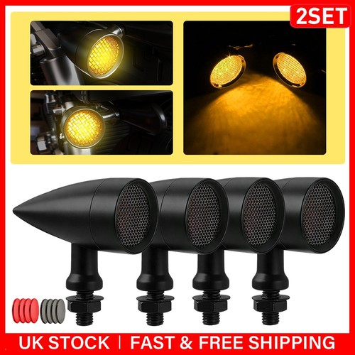 Black 10mm led turn - black,