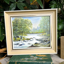 Vintage Oil Painting Welsh