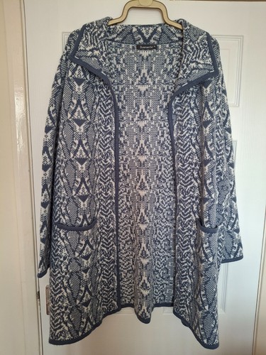 Blue mix coatigan cardigan - bm,