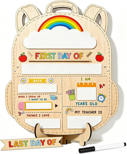 First day school sign - day, of