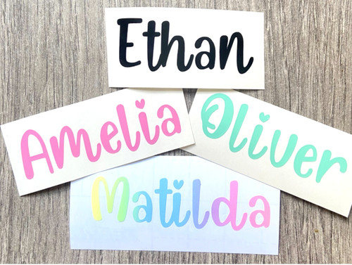 Personalised vinyl name - personalised,