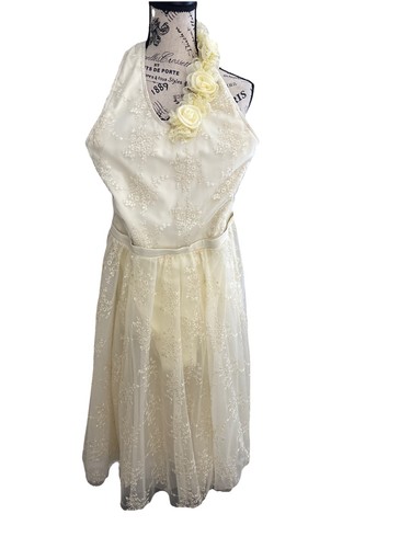 Weissman beige lace floral - weissman,