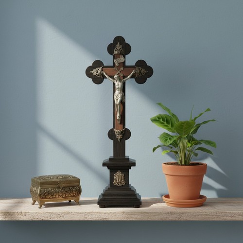 Antique standing table altar - antique,