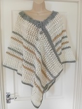 Ladies hand crocheted poncho
