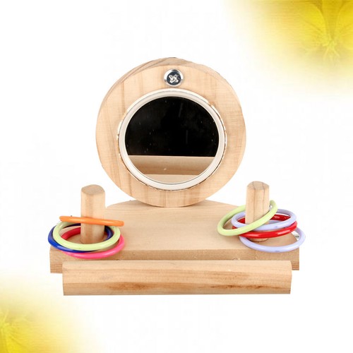 Funny parrot toy with mirror - toy,