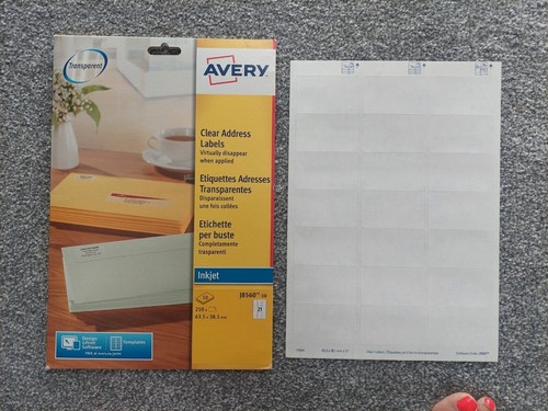 42x avery clear transparent - avery,