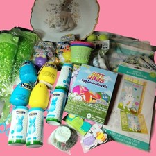 Easter Egg Decorating  Party Bundle Kits Table Cover Aprons Gift Bags Favors