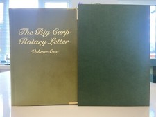 The Big Carp Rotary Letter Vol 1 Leather Bound Vgc Carp Fishing Book 16/50