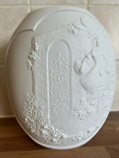 Kaiser Vase Lady In Flower Garden Design Signed Piece By M Frey Large 9.5" Size